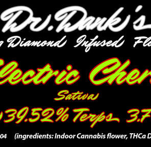 DR DANKS ELECTRIC CHERRY DIAMOND INFUSED FLOWER 3.5G
