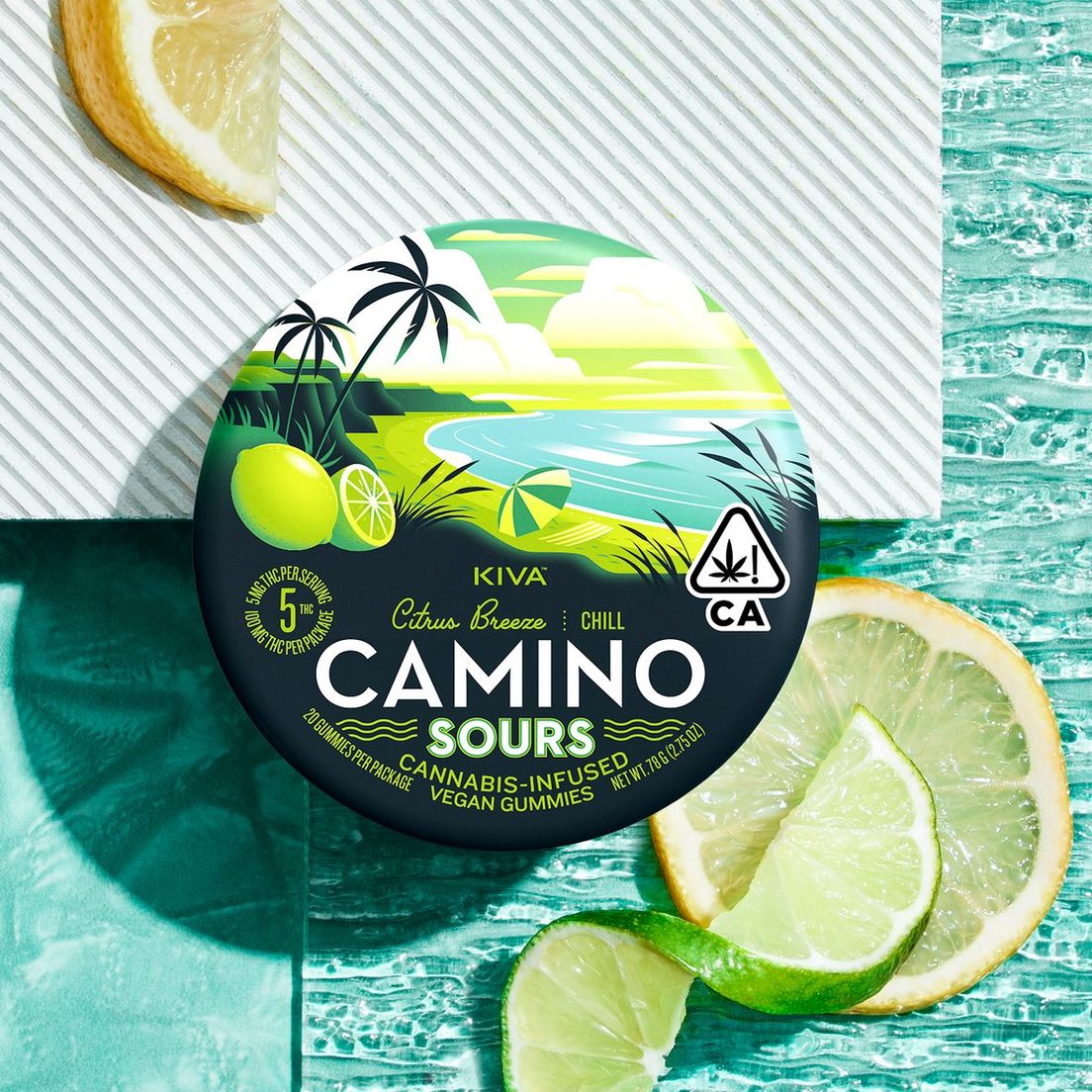 Citrus Breeze, 100mg, Edible - Camino