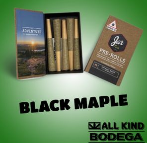 Black Maple .5g Preroll 5 pack (2.5g total) (@jarcannabis2.0)