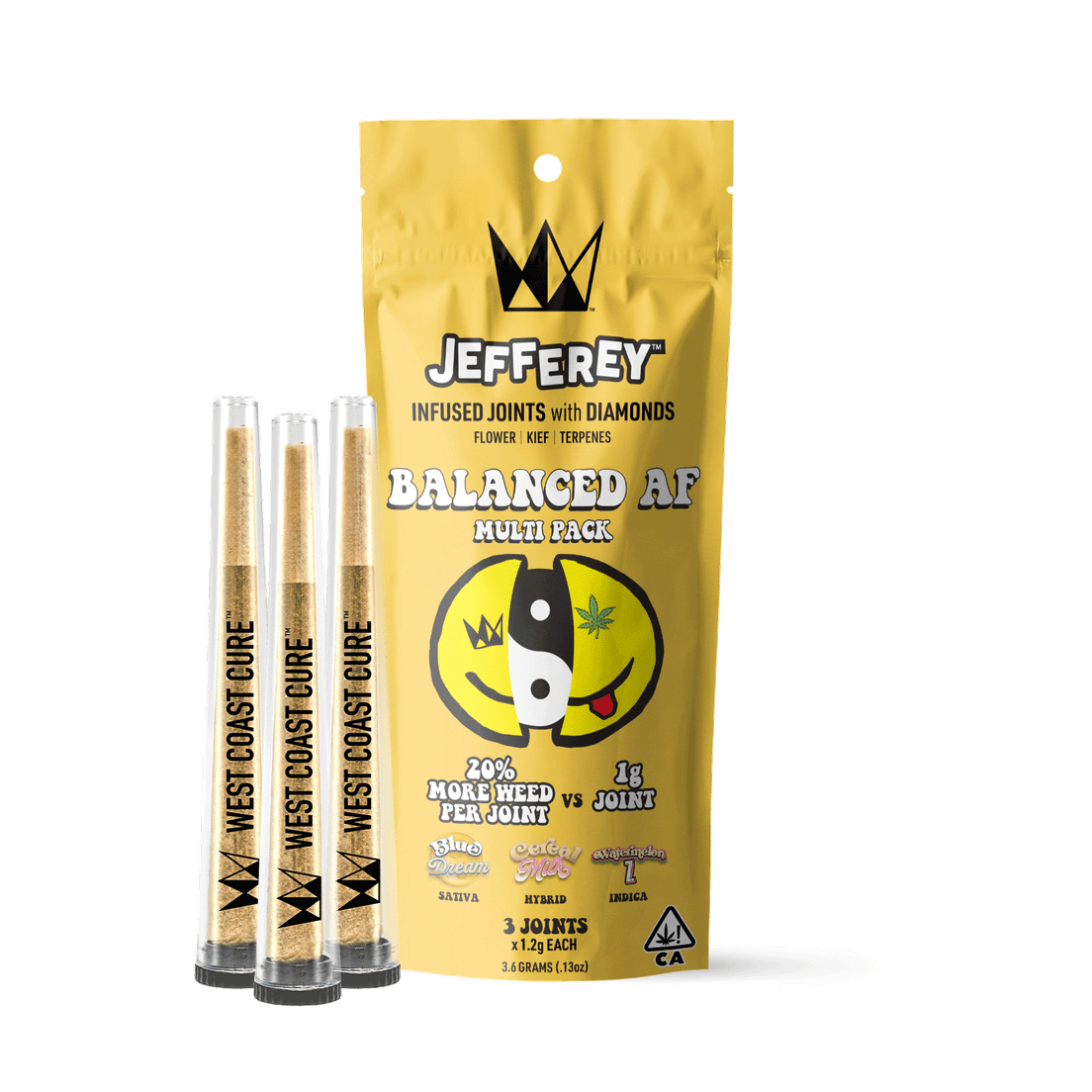 Balanced AF Pack - Jefferey Infused Joint 1.2g 3 Pack