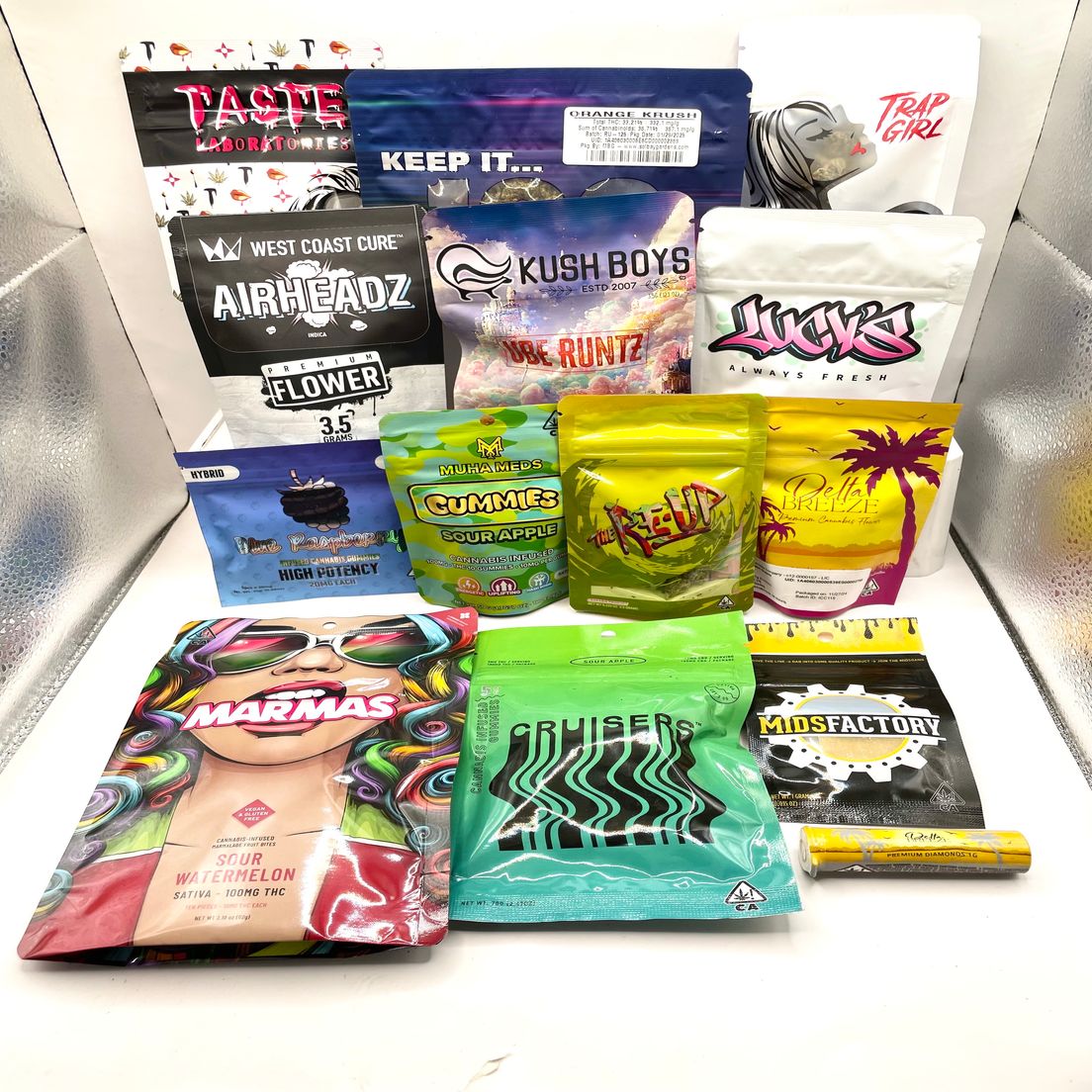 **PICK 5 Deal! $99 Choose Any (5) $45 1/8s, 1g Waxes(House Picks) &/OR 100mg Edibles (5 Items Total)