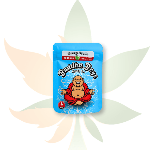 Buddha Boys - 1000mg THC Gummies - Green Apple