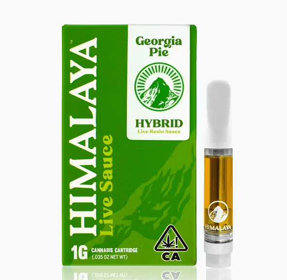 Himalaya Live Resin Cartridge Georgia Pie 1g