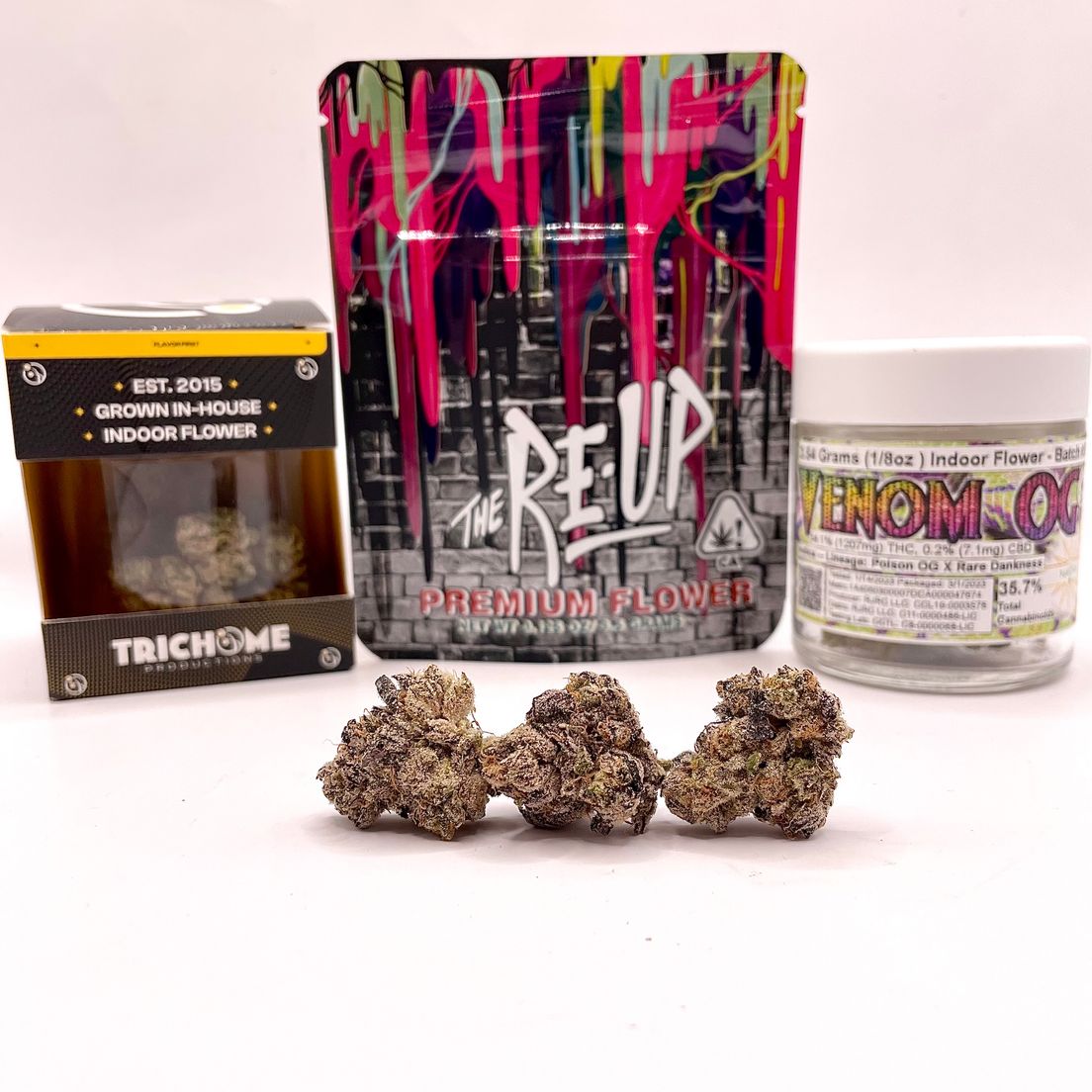 *Deal! $109 Mix n' Match Any (3) Indoor 1/8s by The Re-Up, Trichome Productions & Native