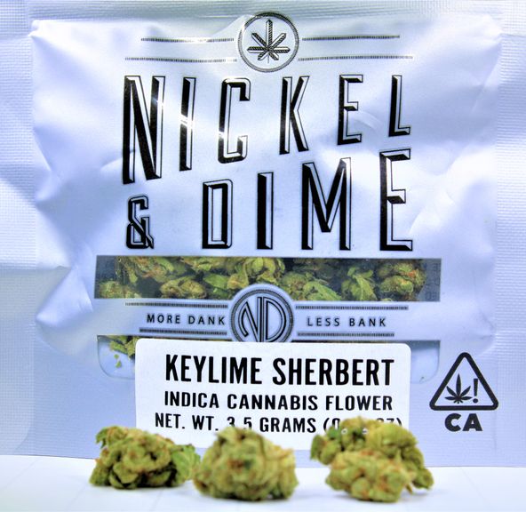 Keylime Sherbet (18.22% THC) Nickel & Dime
