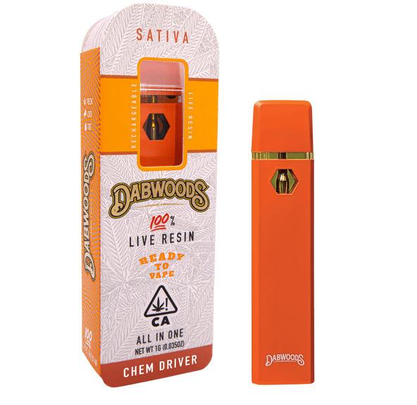 Dabwoods | AIO Vape | 1g | Live Resin | Chem Driver