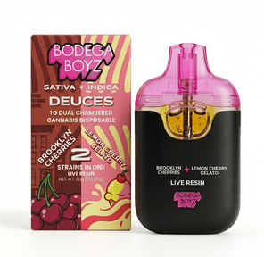 Bodega Boyz | AIO Vape | 1g | Dual | Live Resin | Brookly Cherries (S) x Lemon Cherry Gelato (I)