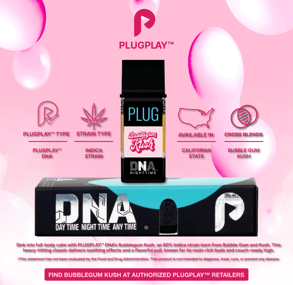 Plugplay - DNA: Bubblegum Kush - 1 g