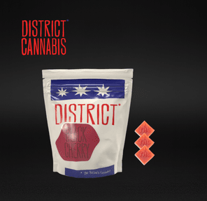 District Cannabis | Black Cherry | THC Infused 10-pack Gummies | 15mg Each (150mg THC Total)