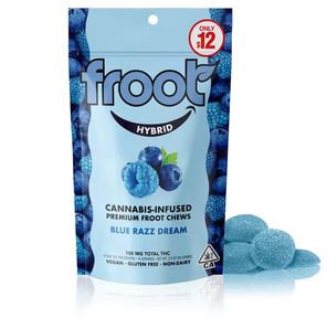 Blue Razz Dream Gummies - 100mg 68.00 g