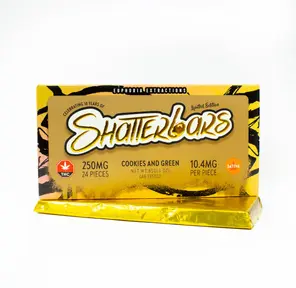 250mg Sativa Cookies and Green Shatter Bar by Euphoria Extractions GOLDEN TICKET INSIDE