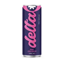 Delta 20mg THC Cannabis Water - Pink Lemonade Single