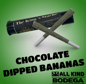 Chocolate Dipped Bananas .5g Preroll 2 Pack (Total Weight 1g) (@thekingsstache)