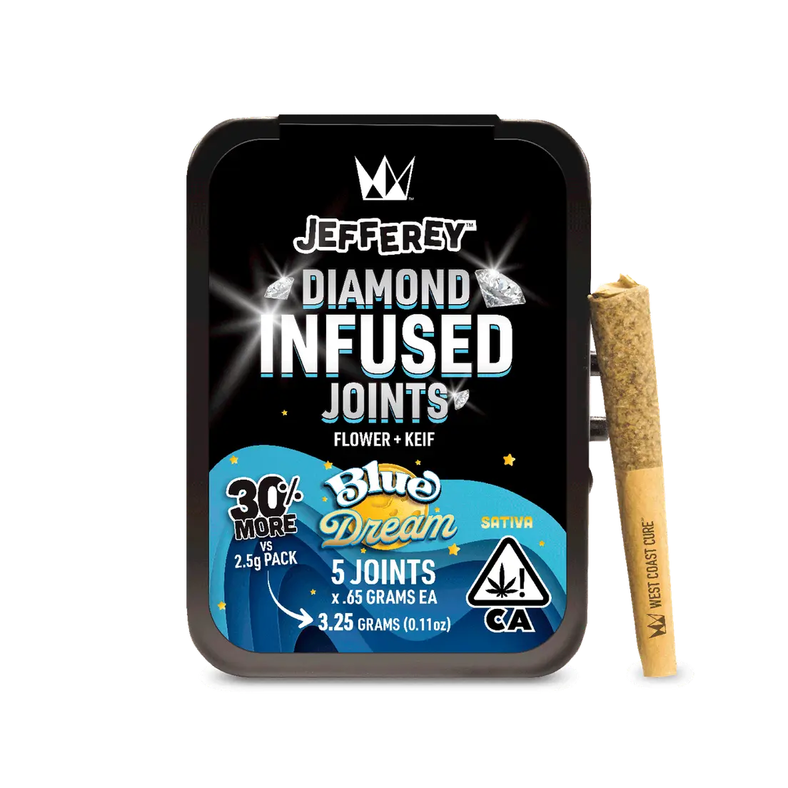 Blue Dream Jefferey 5pk Infused Pre Rolls 3.25 g