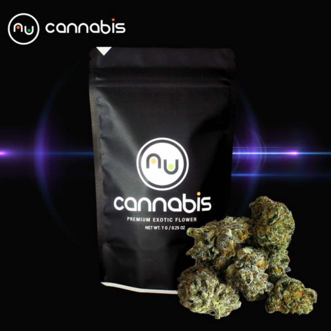 NuCannabis - Purple Zaza 28G - PREMIUM INDOOR FLOWER