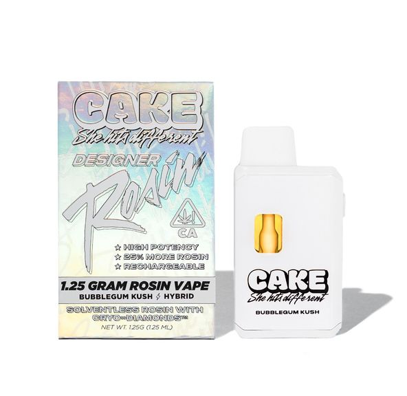 Cake Rosin AIO Vape Bubblegum Kush 1.25g