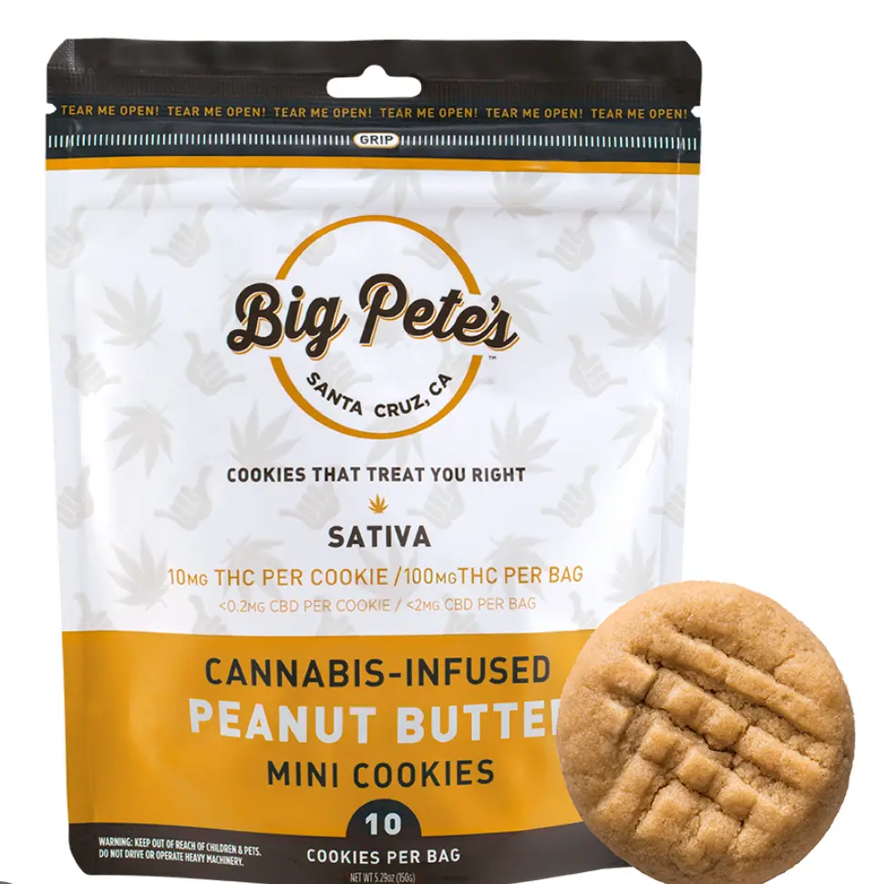 Big Pete's - Peanut Butter Cookies (Sativa 10pk)