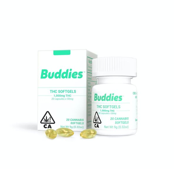 Buddies - Capsule - 50mg THC 20pc