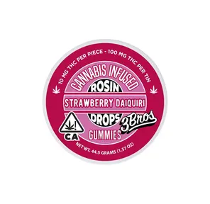3 Bros - Strawberry Daiquiri Rosin Drops - 100mg