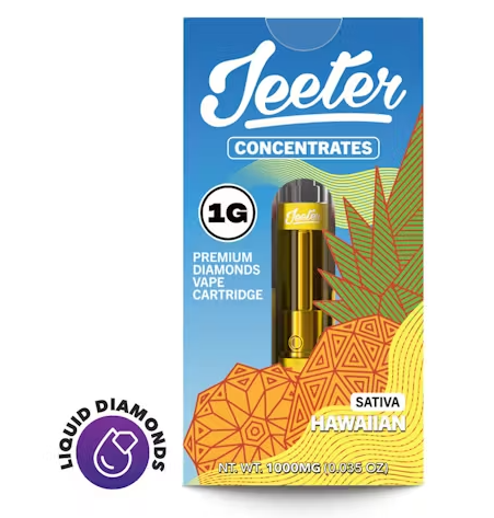 Jeeter - Hawaiian - Liquid Diamonds - Cartridge - 1g - Sativa