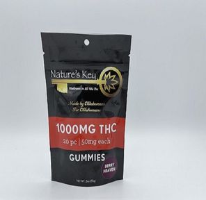 1000mg THC Berry Heaven Gummies (50mg each)