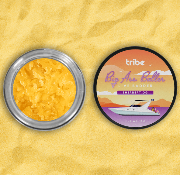 TRIBE SHERBERT OG LIVE BADDER BALLER JAR 14G