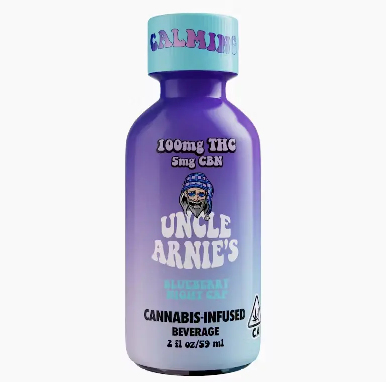 Uncle Arnie's Shot Blueberry Night Cap 100mg THC / 25mg CBN
