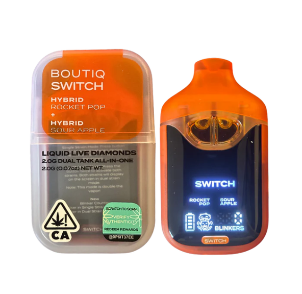 Boutiq Dual Pack AIO Vape Rocket Pop x Sour Apple 1g