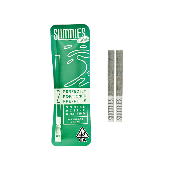 Slimmies | Prerolls | 2 x .35g | Mango Haze