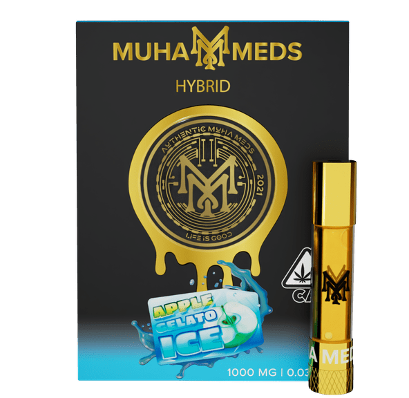 Muha | Vape Cart | 1g | Distillate | Apple Gelato Ice