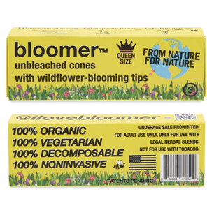 Bloomer Cones - Unbleached w/ Wildflower Tips - Queen Size 3pk