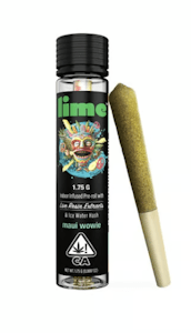 Lime - Sativa - 1.75g - Infused Pre Roll - Maui Wowie, Lime