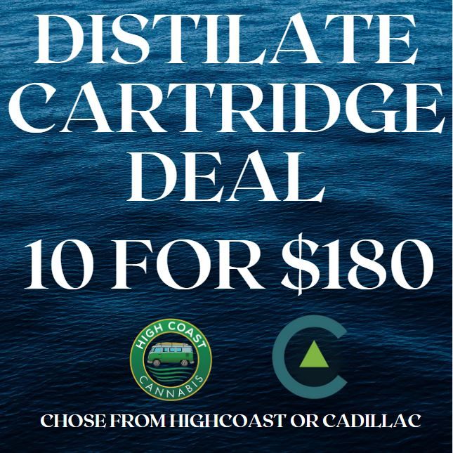 10 Distillate Cartridge Deal