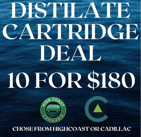 10 Distillate Cartridge Deal