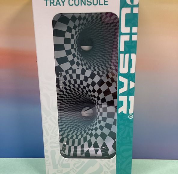 AFG Distribution- Black Holes- Elevated Metal Rolling Tray & Cone Loader Kit- 9.25" x 4.2"