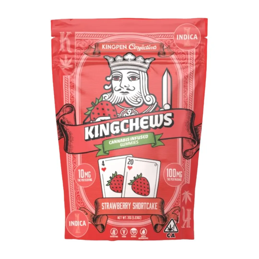 Kingpen Fruit Chews Strawberry Fields 100mg