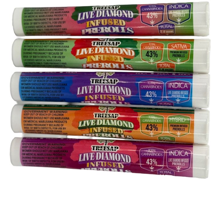 Treesap - Live Diamond Infused - 2-Pack -2.4g - Hybrid - Mango Sorbet