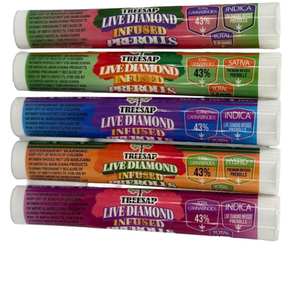 Treesap - Live Diamond Infused - 2-Pack -2.4g - Hybrid - Mango Sorbet