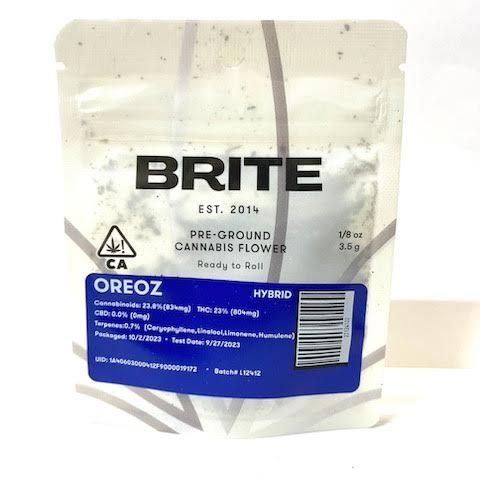 A. Brite 3.5g Pre-Ground Shake - Quality 7.5/10 - Oreoz