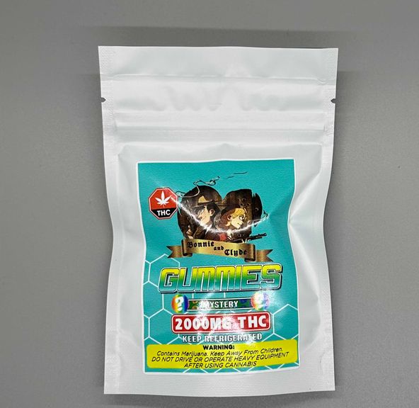 2000mg Gummies THC - Bonnie & Clyde