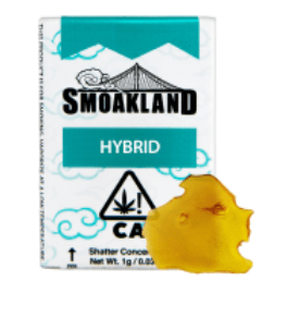 Smoakland Shatter - Dosilato - 1g - THC: 93.83%