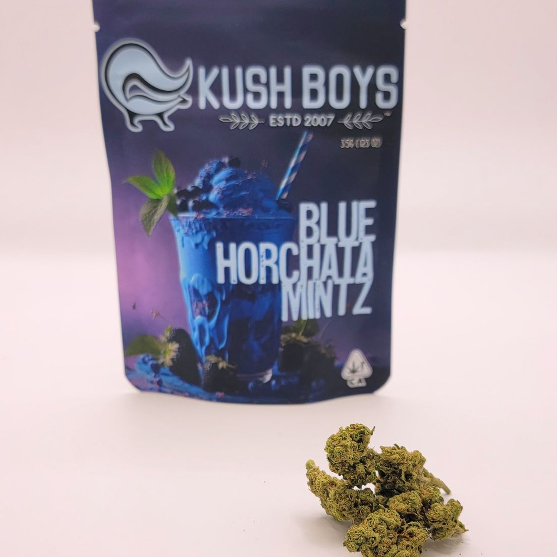 PRE-ORDER ONLY 1/8 Blue Horchata Mintz (30.53%/Hybrid) - Kush Boys