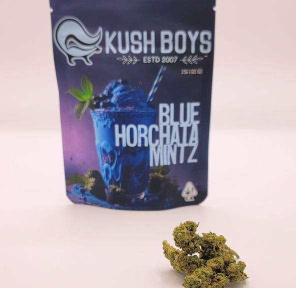 PRE-ORDER ONLY 1/8 Blue Horchata Mintz (30.53%/Hybrid) - Kush Boys