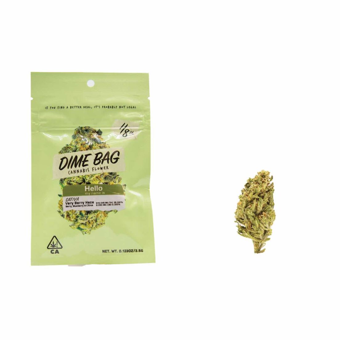 [Dime Bag] Flower - 3.5g - Berry Haze (S)