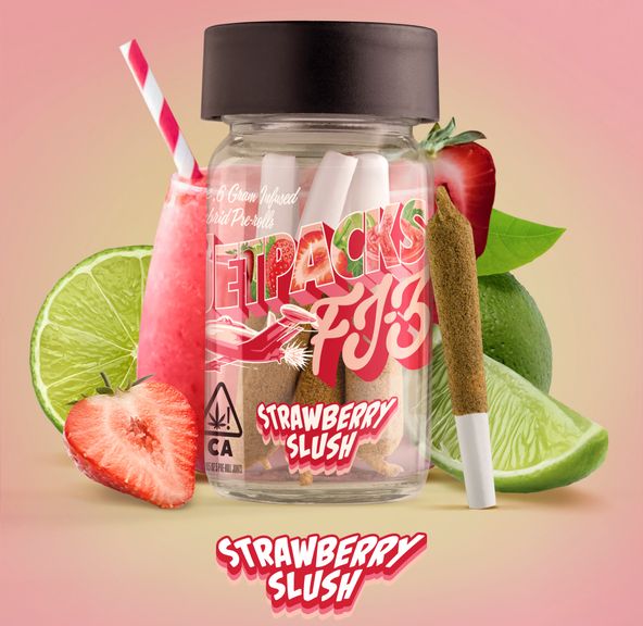 .6g Strawberry Slush Infused Pre Roll (5 Pack) - JETPACKS