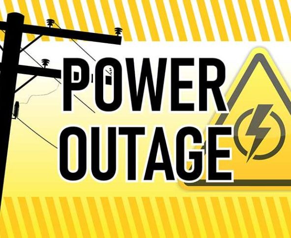 0. 0. CLOSED DUE TO POWER OUTAGE
