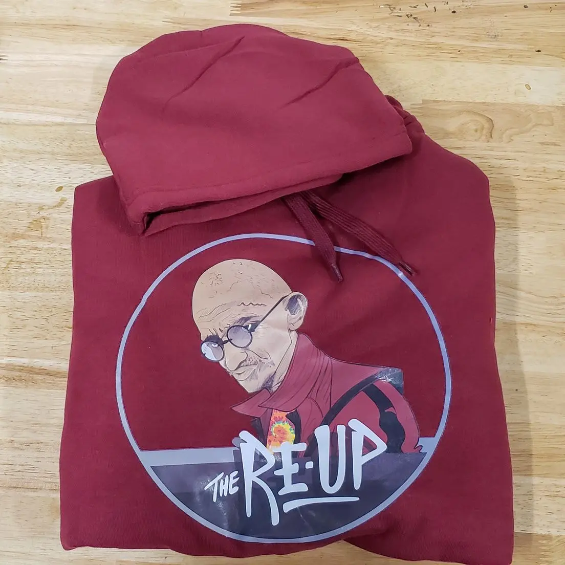 PRE-ORDER ONLY Deal! $29 (2X-LARGE) Burgundy Thriller Hoodie - The Re-Up + Preroll