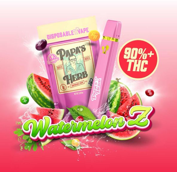 Papa's Herb - 1g Watermelon Z Disposable Vape Cartridge 1g