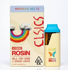 CLSICS - 1g Live Rosin AIO (Rainbow Beltz)