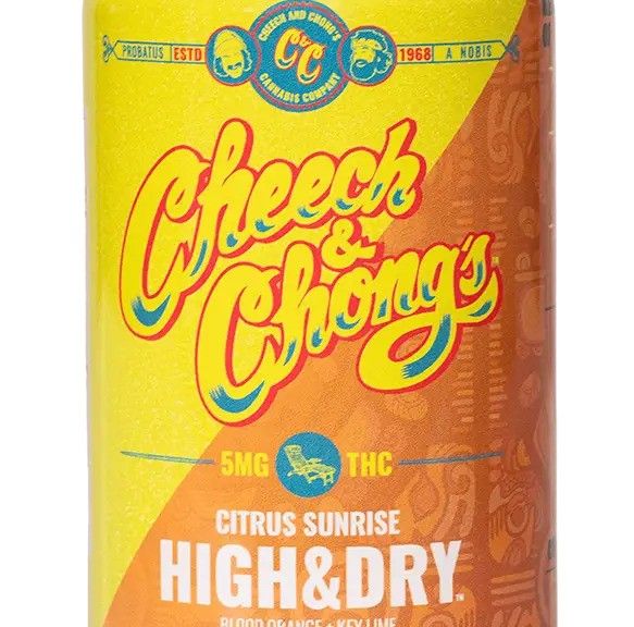 C&C Chong's High & Dry - Citrus Sunrise D-9 THC Infused Seltzer Water 5mg 6pk